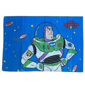 Disney Pixar Toy Story Buzz Lightyear Woody Standard Pillowcase Vintage 90s